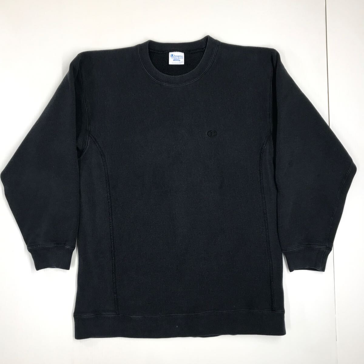 Champion チャンピオン　スウェットトレーナー　リバースウィーブ　reverse weave 単色タグ　復刻　Mサイズ　アメカジ　33-24a_画像1