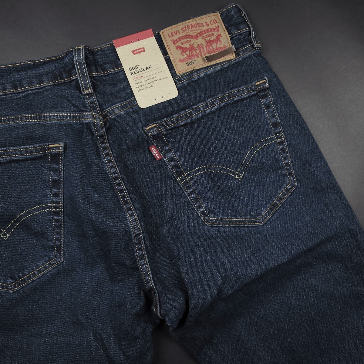 新品★Levi’s/リーバイス/505 レギュラーフィット80s90sスタイルデニム406/【31】_画像5