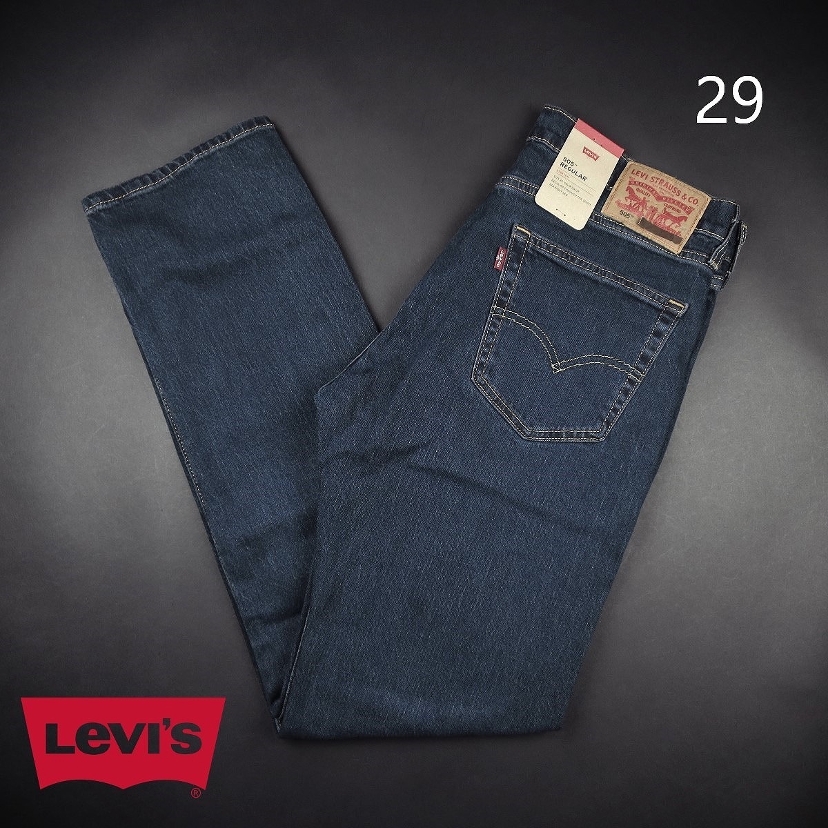 新品★Levi’s/リーバイス/505 レギュラーフィット80s90sスタイルデニム406/【29】_画像1