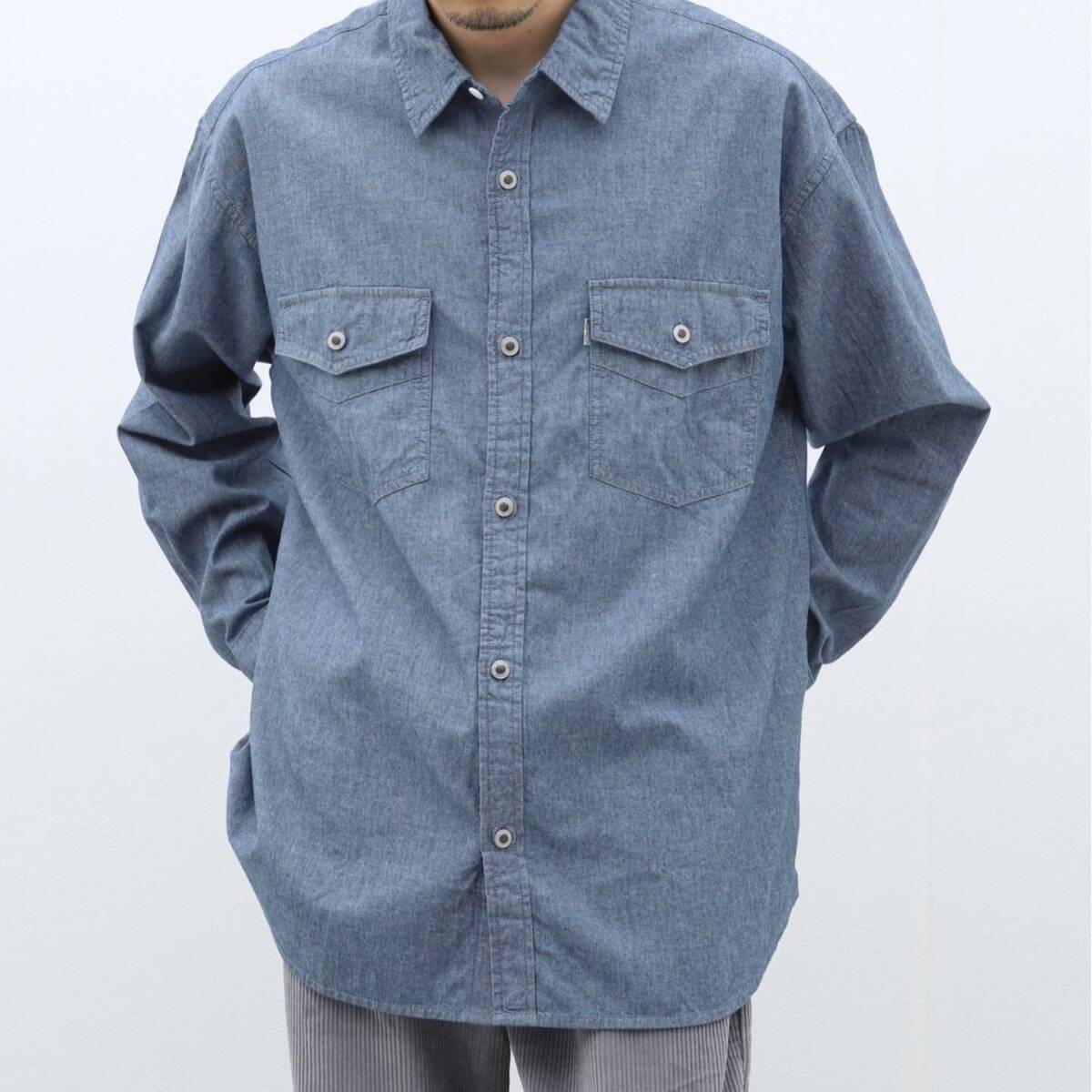 新品★Levi’s/リーバイス/SILVERTABシルバータブ/2ポケットシャツA5767/001紺/【L】【JP size XL】_画像10