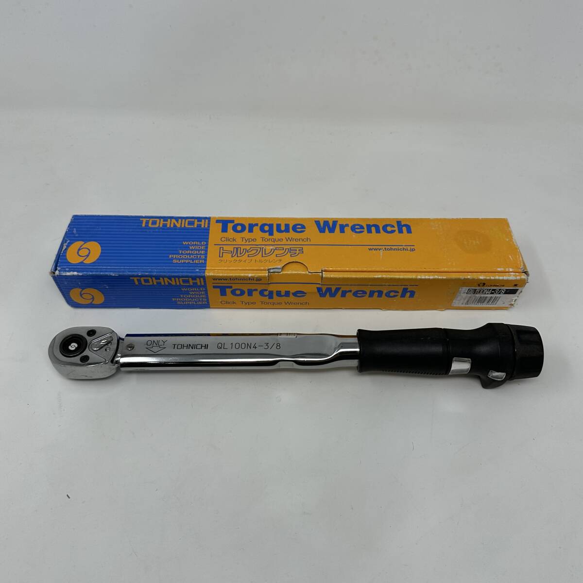 東日　TOHNICHI　トルクレンチ　Torque Wrench　QL100N4-3/8　クリックタイプ_画像1