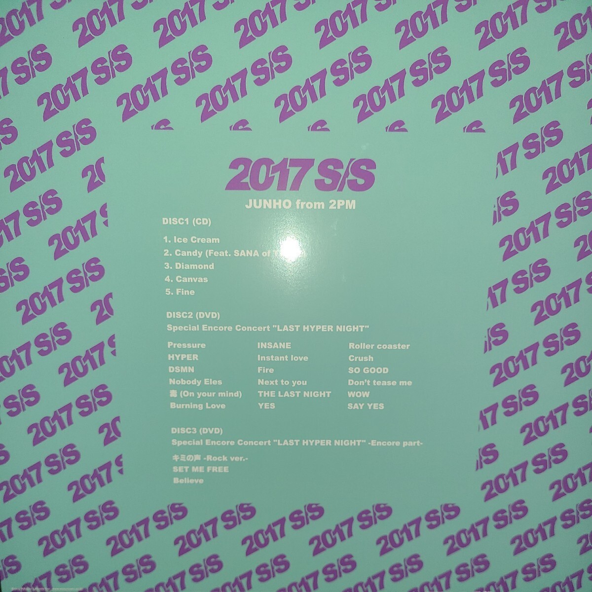 【美品】韓流 2PM JUNHO ジュノ S/S 2017 完全生産限定盤 LPサイズ盤 CD DVD リパッケージ LP SS LIVE 映像 ESCL4922-4の画像4