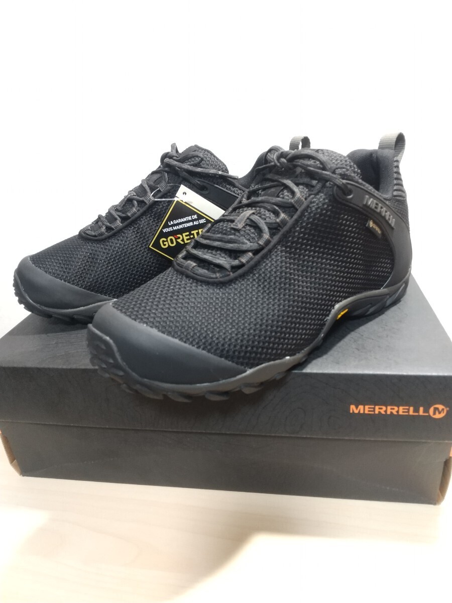 ☆新品☆ MERRELL(メレル) CHAMELEON 8 STORM GORE-TEX(カメレオン 8 ストーム ゴアテックス) ブラック 26ｃｍ【送料無料】の画像1