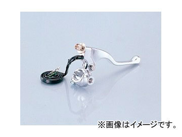 2輪 キタコ Rレバー＆ホルダーSET ショート/シルバー/ミラーホルダー付 525-0701101 JAN：4990852012718_画像1