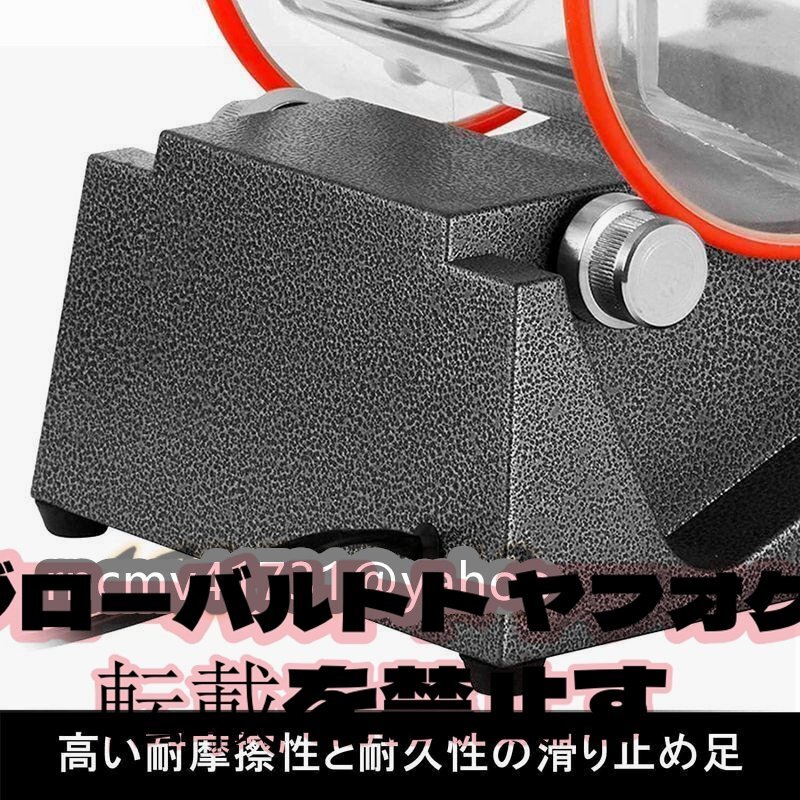 バレル研磨機 電動ポリッシャー アクセサリー研磨 自動正反転 速度調整 研磨ボール付き チェンジバレル研磨機_画像6