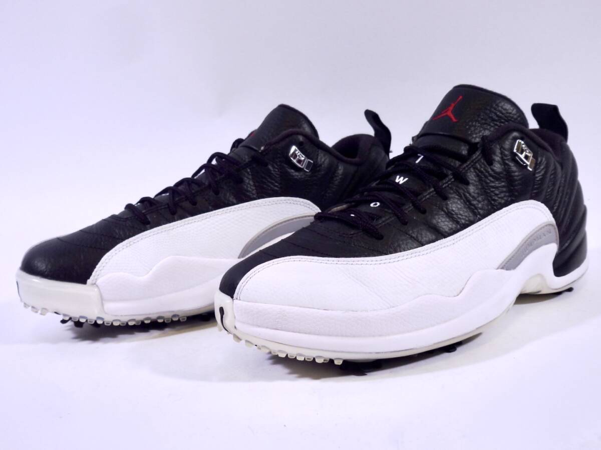 本物/NIKE AIR JORDAN12 LOW GOLF/ゴルフ 超希少オリジナルカラーPLAYOFFS US11/29cm 新品に近い極美品 エアジョーダン5 retro og supreme_確実な本物、正規品を保証します