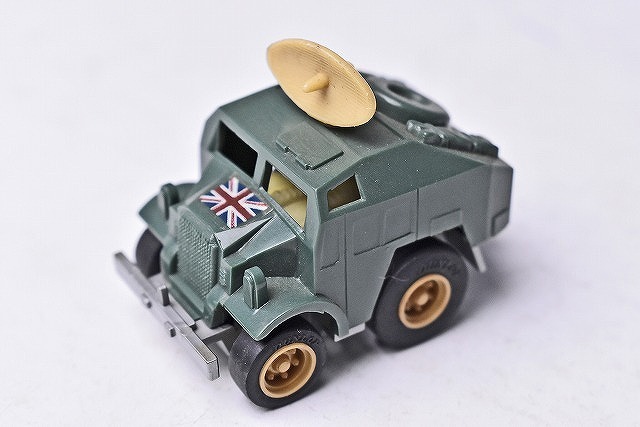 【コンバット チョロＱ】257★BRITISH QUAD GUN TRACTOR★NO.C-04★グリーン★イギリス連邦軍★1980年代物★TAKARA★タカラ★絶版★