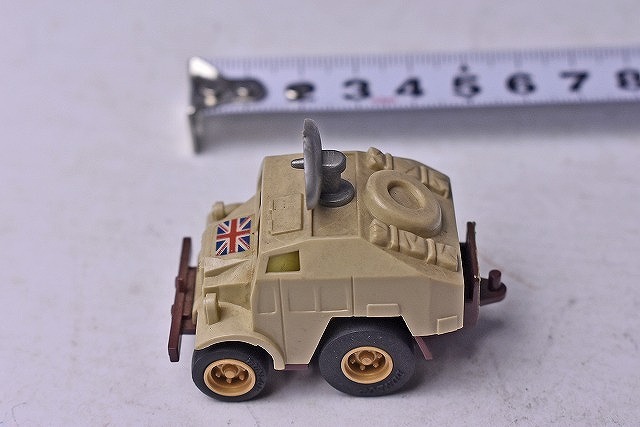 【コンバット チョロＱ】258★BRITISH QUAD GUN TRACTOR★NO.C-04★サンドブラウン★イギリス連邦軍★1980年代物★TAKARA★タカラ★絶版★_画像2