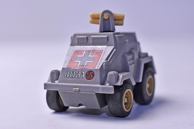 コンバット チョロQ】264☆GERMAN FUNK WAGEN☆NO.C-06☆グレー コンバット チョロQ】264☆GERMAN FUNK WAGEN☆NO.C-06☆グレー
