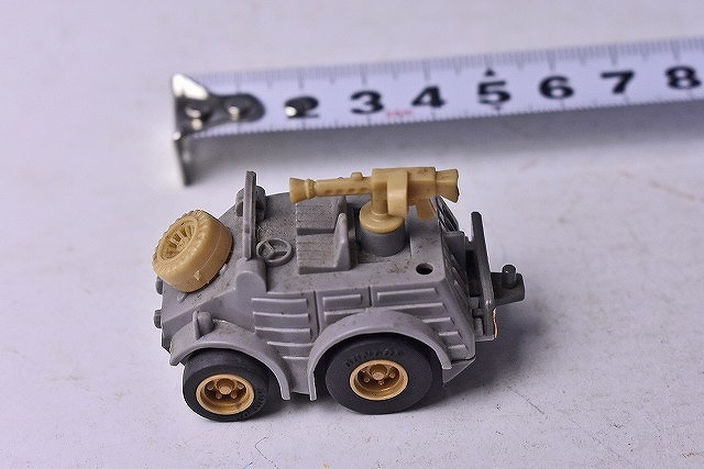 【コンバット チョロＱ】270★GERMAN KUBEL WAGON★NO.C-05★グレー★ドイツ軍★1980年代物★TAKARA★タカラ★絶版★_画像2