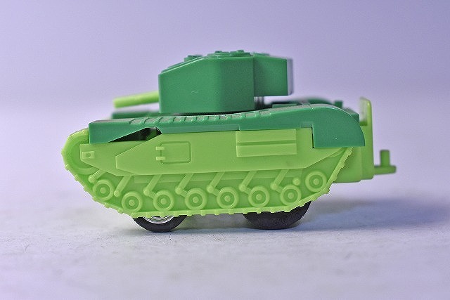 【コンバット チョロＱ】296★CHURCHILL BRITISH TANK★NO.C-12★パステルグリーン★イギリス連邦軍★1980年代物★TAKARA★タカラ★絶版★_画像3