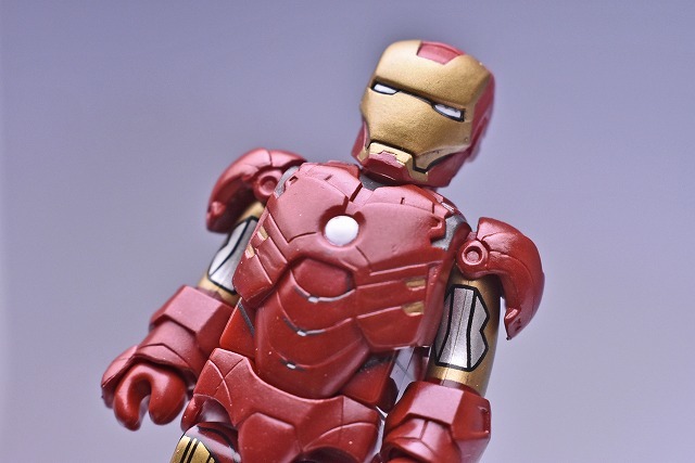 【 IRONMAN2 キューブリック】★ IRONMAN MARK Ⅳ★箱付★アイアンマン★MARVEL★マーベル★MEDICOM TOY★KUBRICK★メディコムトイ★_画像9