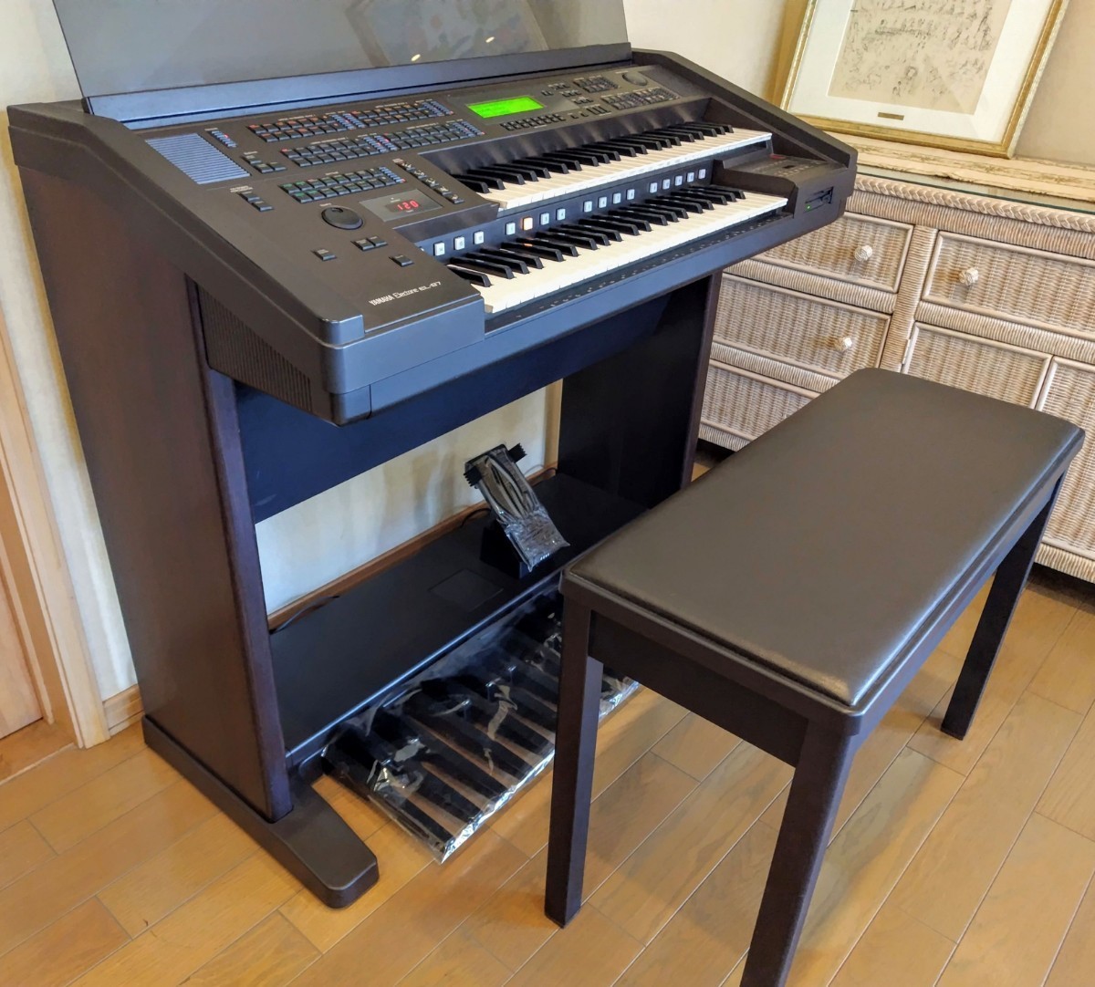 ヤマハ エレクトーン EL-87 椅子付き 〜 ほとんど使っていません～ YAMAHA 鍵盤楽器 Electoneの画像1