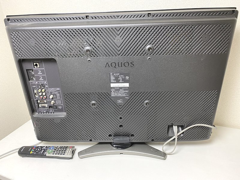 送料無料■SHARP AQUOS シャープ アクオス LC-32E7 32型 液晶テレビ 2010年製 リモコン付き 現状品