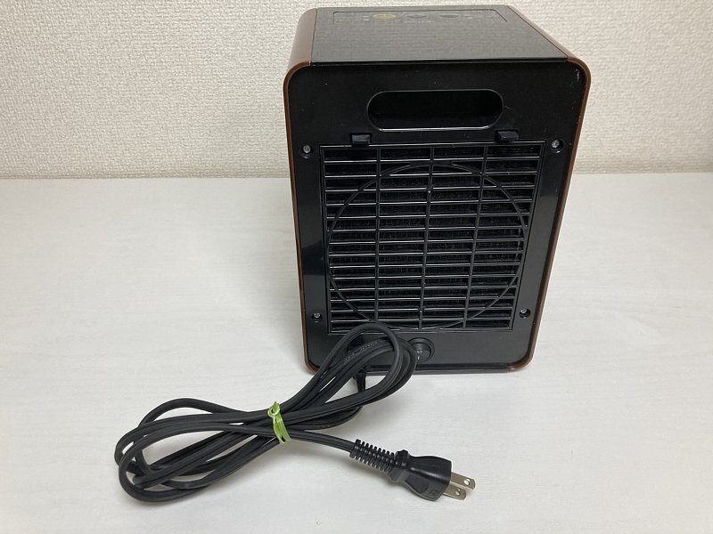 送料込み ■ ミニセラミックヒーター 人感センサー付 700W 消臭除菌 空気清浄 転倒OFFスイッチ テクノス TEKNOS TST-705 ブラウン_画像7