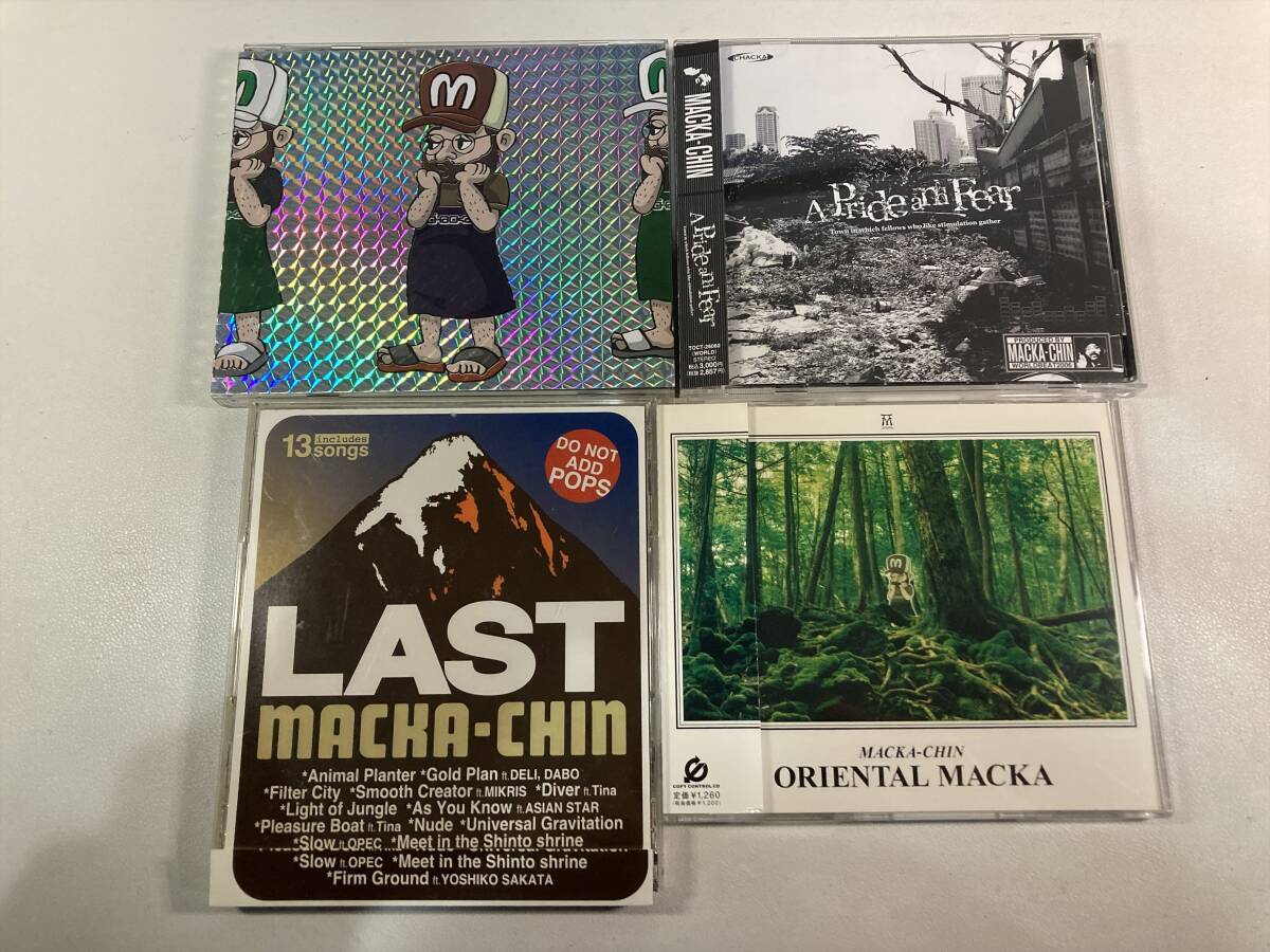 W8422 MACKA-CHIN CD 帯付き 4枚セット｜CHIN-ATTACK A Pride and Fear LAST ORIENTAL MACKAの画像1