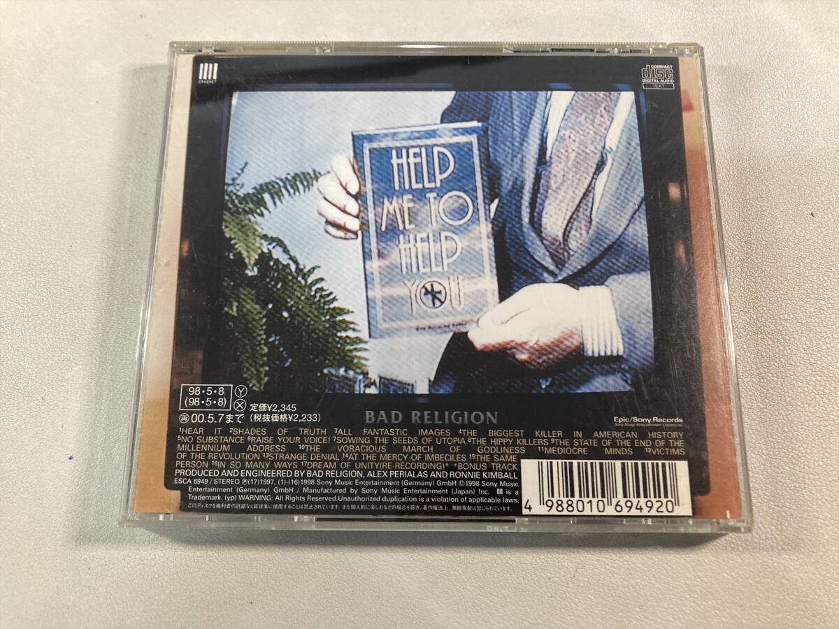 【1】M9185◆Bad Religion／No Substance◆バッド・レリジョン／ノウ・サブスタンス◆国内盤◆_画像2