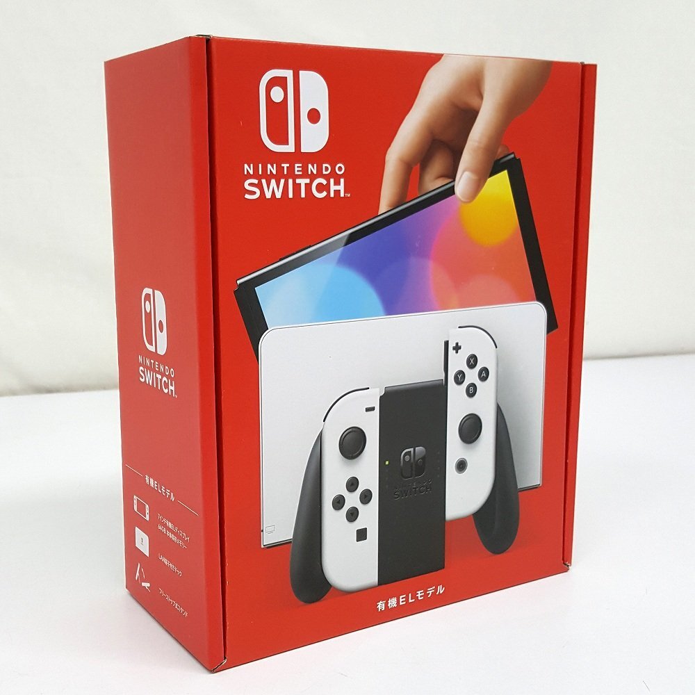 《未使用》Nintendo Switch ニンテンドースイッチ 有機ELモデル 本体 ホワイト《80サイズ・福山店》Y003
