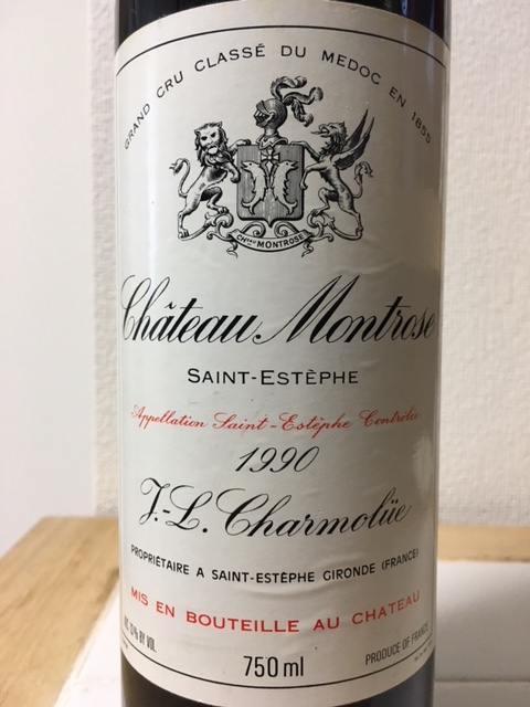 シャトー・モンローズ 1990 Chateau Montrose 1990の画像2