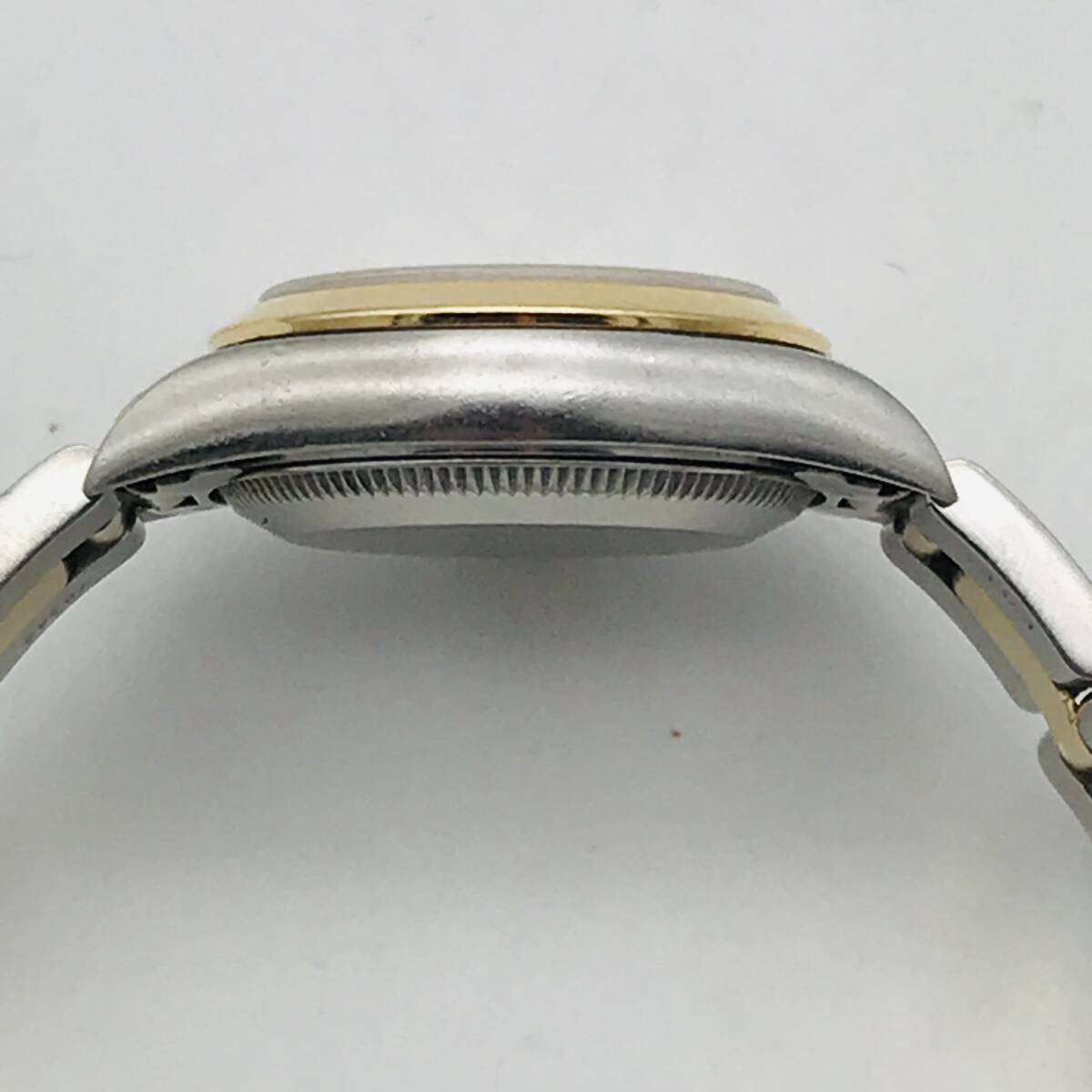 ROLEX OYSTER PERPETUAL ロレックス オイスターパーペチュアル 67183 レディース U番 シルバー文字盤 自動巻き 稼働品_画像4