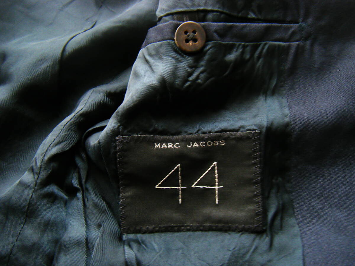 ☆MARC JACOBSマークジェイコブス　シングルスーツ　紺系　44サイズ　イタリー製_画像3