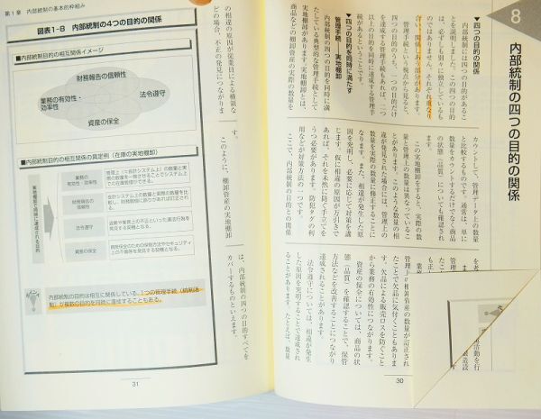 ビジネス ※線引あり「図解　ひとめでわかる内部統制」仁木一彦・久保 惠一　東洋経済新報社 A5 124741_画像2