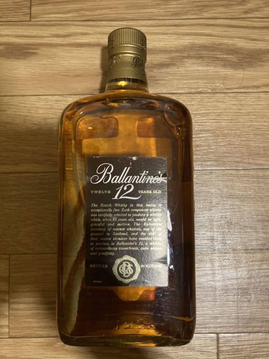 (古酒)バランタイン12年 グランツ12年 オールドパー12年　スコッチオールドボトル3点セット_画像6