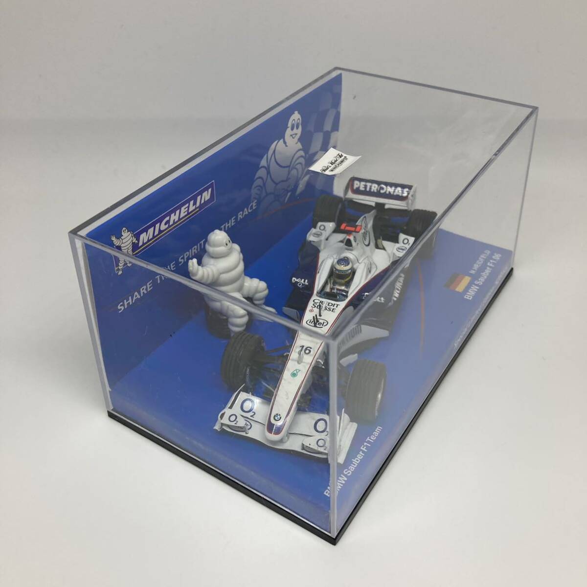 PMA 1/43 N.HEIDFELD BMW Sauber F1.06 ハイドフェルド ミシュラン ミニチャンプス MINICHAMPS_画像6