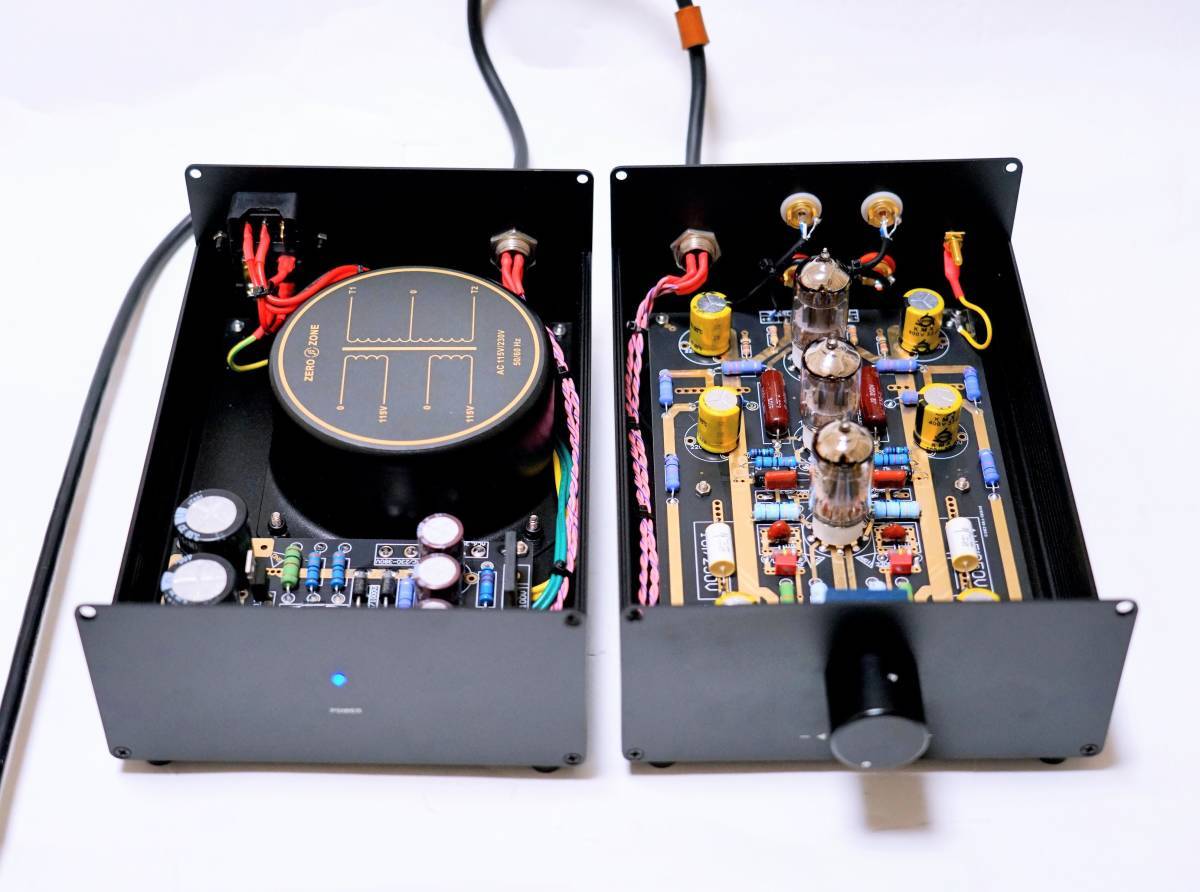  power supply another case type 3 ultimate vacuum tube type phono equalizer PS VANE ECC83 3ps.@ attached volume attaching 