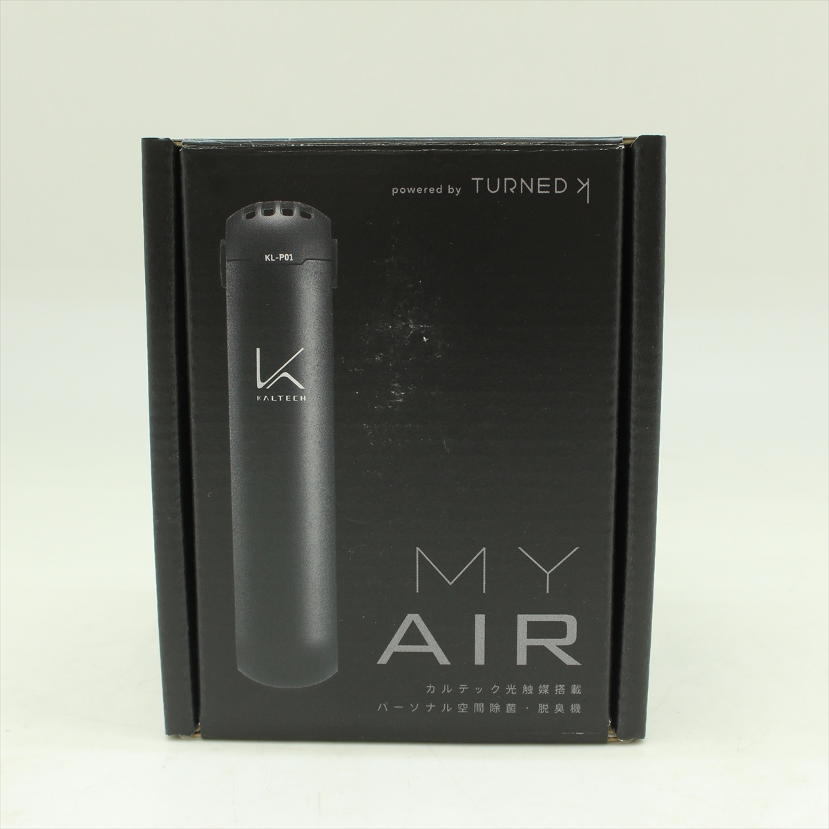 ★ カルテック KL-P01 光触媒除菌脱臭機 首掛けタイプ MY AIR KL-P01-K ブラック 未使用品_画像1