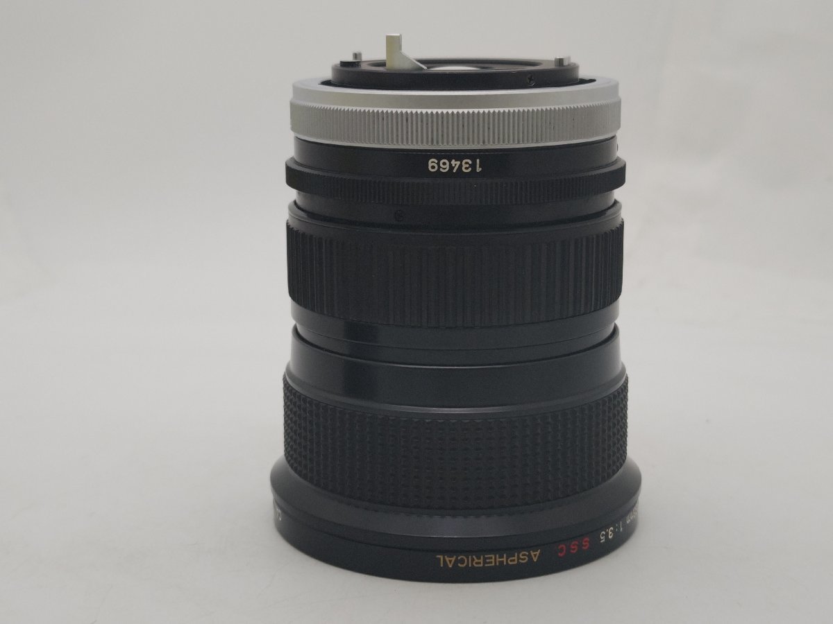 Canon FD 24-35ｍｍ F3.5 S.S.C. ASPHERICAL 2023年 8月清掃済 30日動作保証 キャノン キャップ付の画像5
