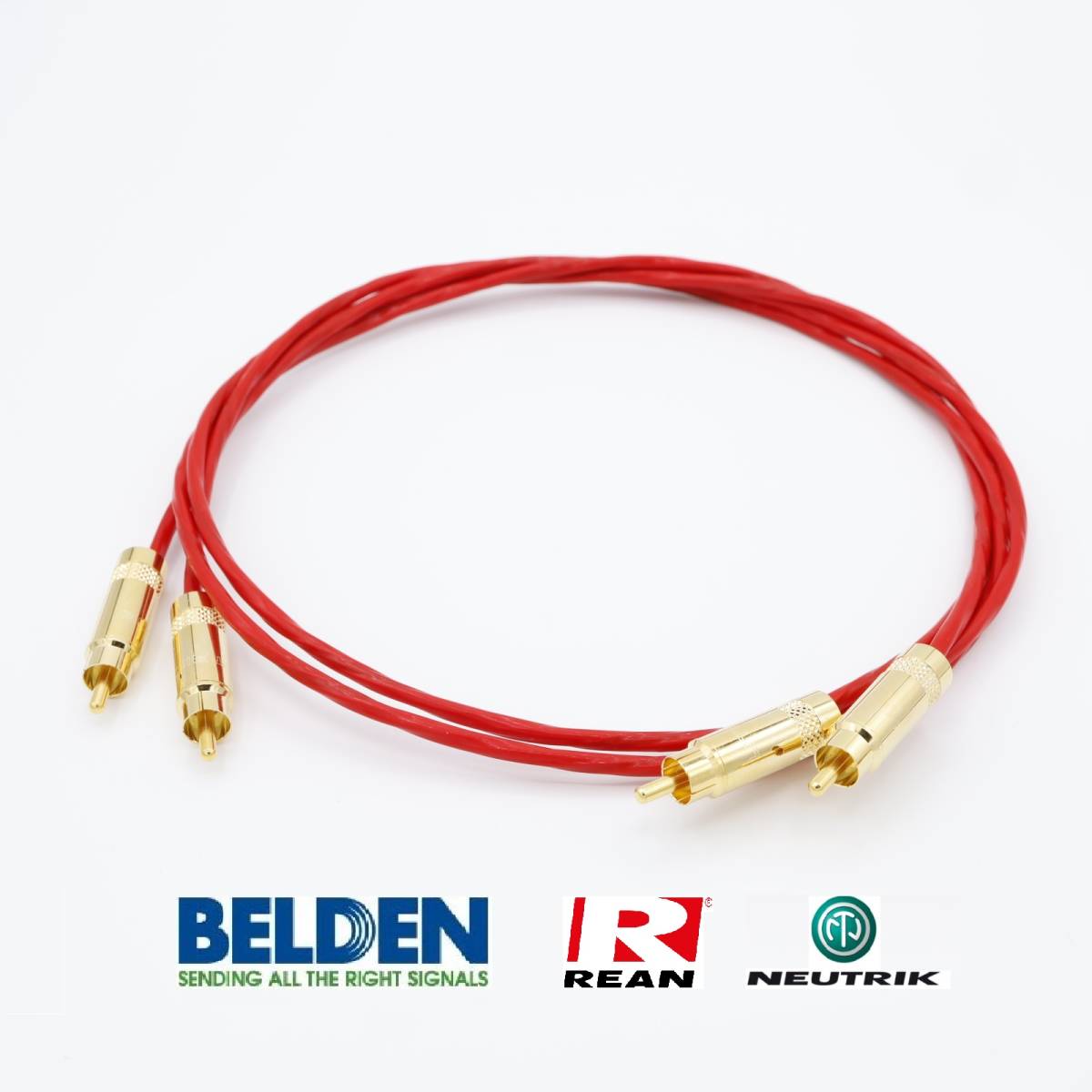 送料無料】3m×2本 ベルデン88760(BELDEN) RCAケーブル +REAN 送料無料】3m×2本 ベルデン88760(BELDEN) RCAケーブル +REAN