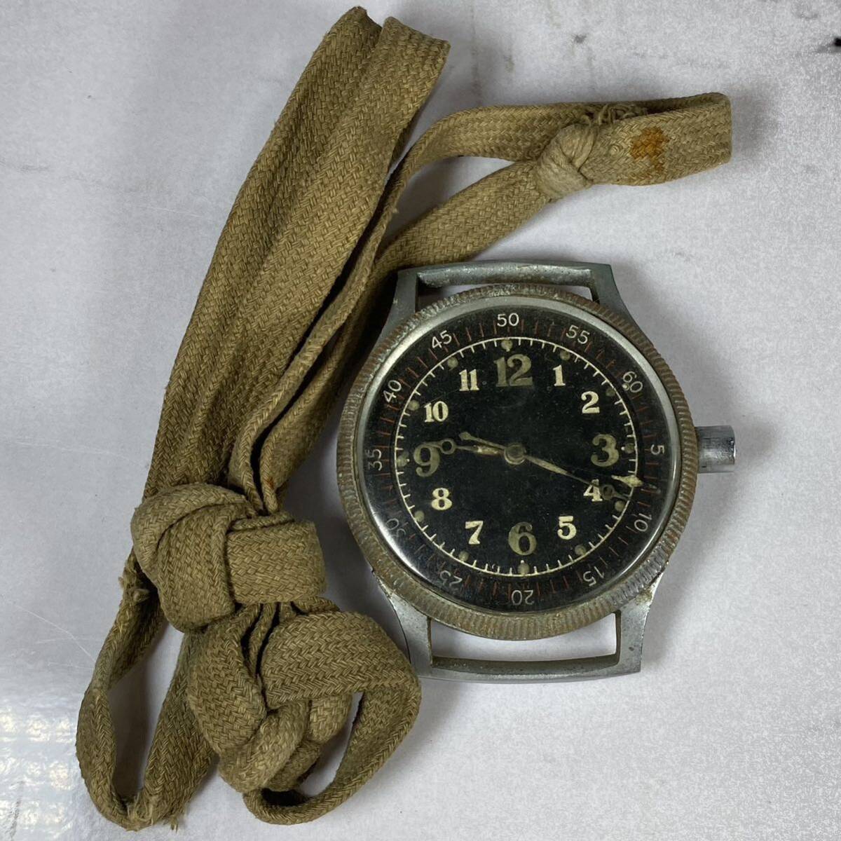 希少 旧日本軍 精工舎軍用 懐中時計 空兵 第七三八五 手巻き アンティーク 腕時計 SEIKOSHA ジャンクの画像1