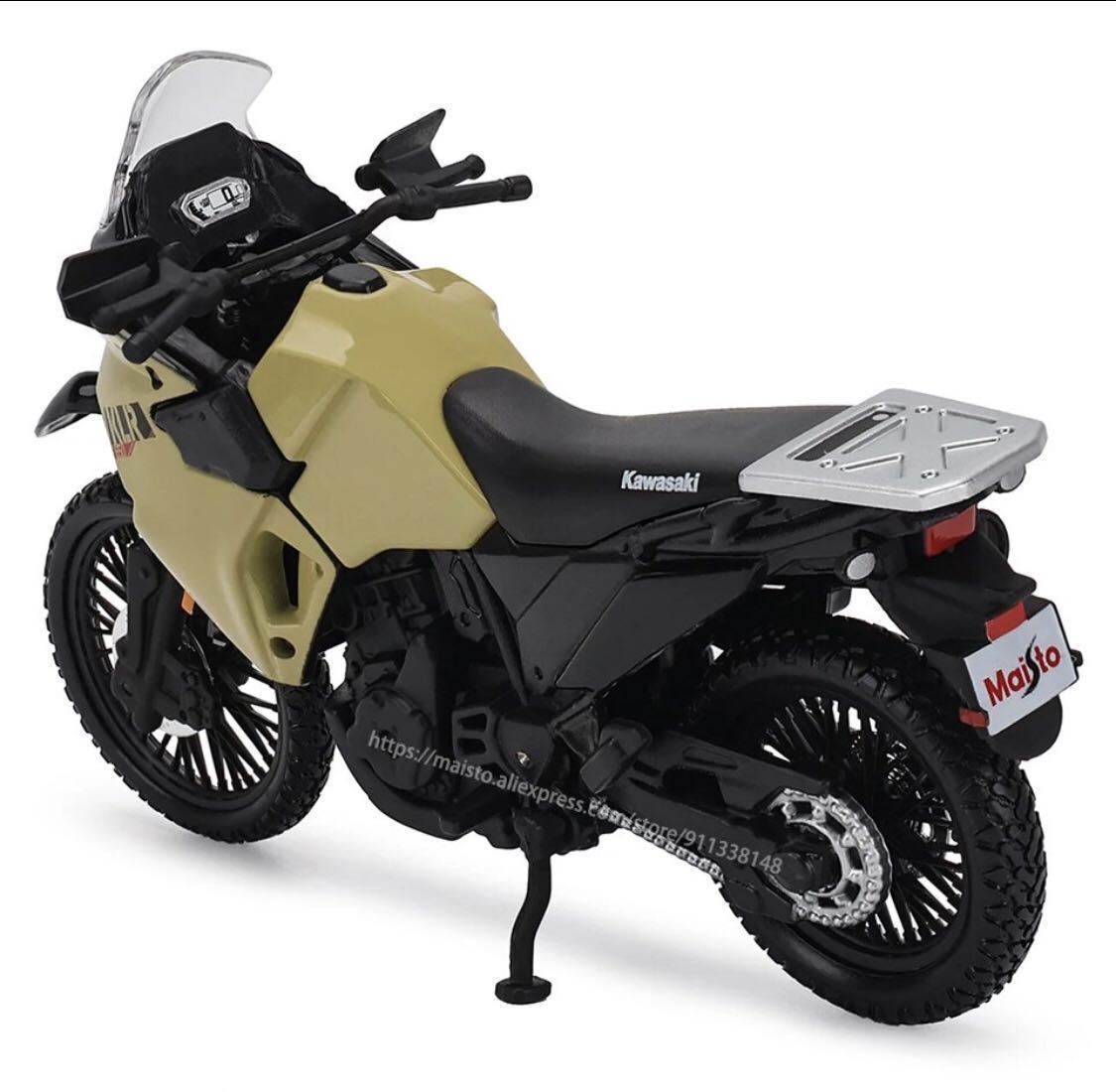 新品■コレクション■KAWASAKI KLR 650 バイク ミニカー 合金 おもちゃ 1/18スケール カワサキ ミニチュア オートバイ 音/光/可動式_画像4