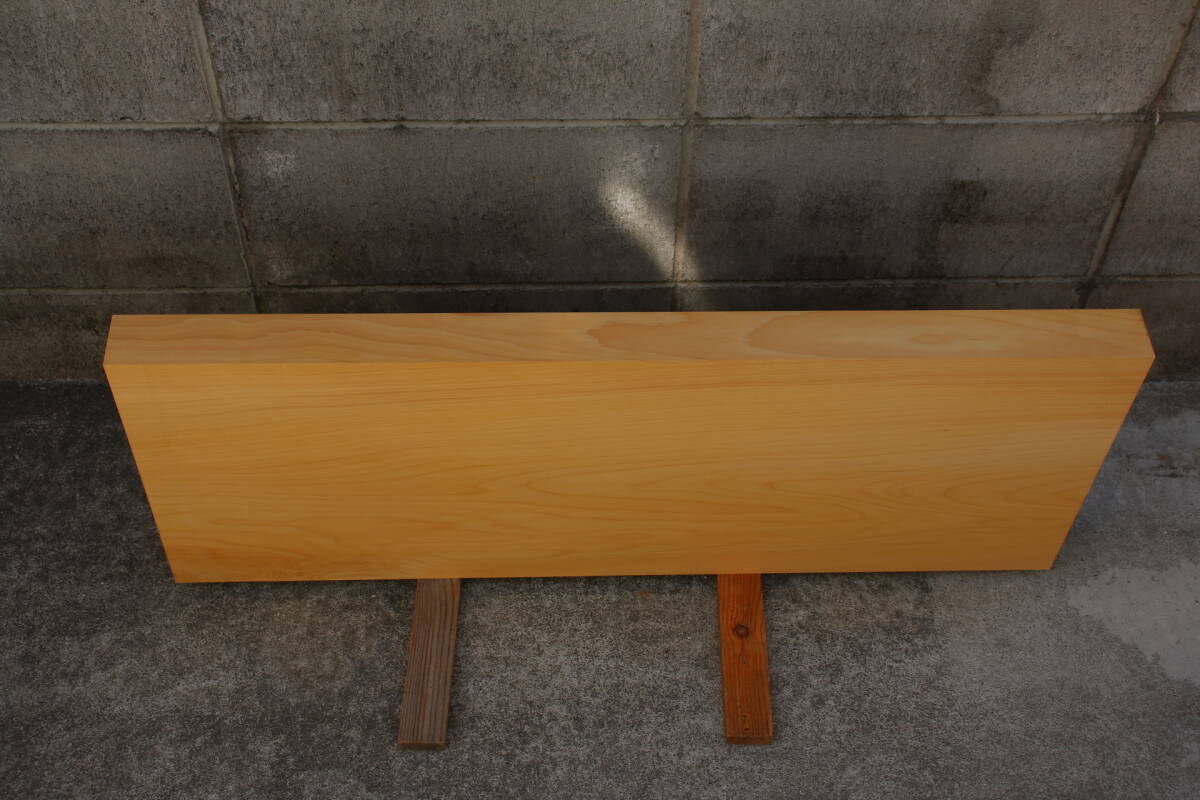 榧　カヤ　かや　まな板　看板　テーブル　彫刻材　長さ80.5cm　幅31.1cm　厚み4.9cm_画像6