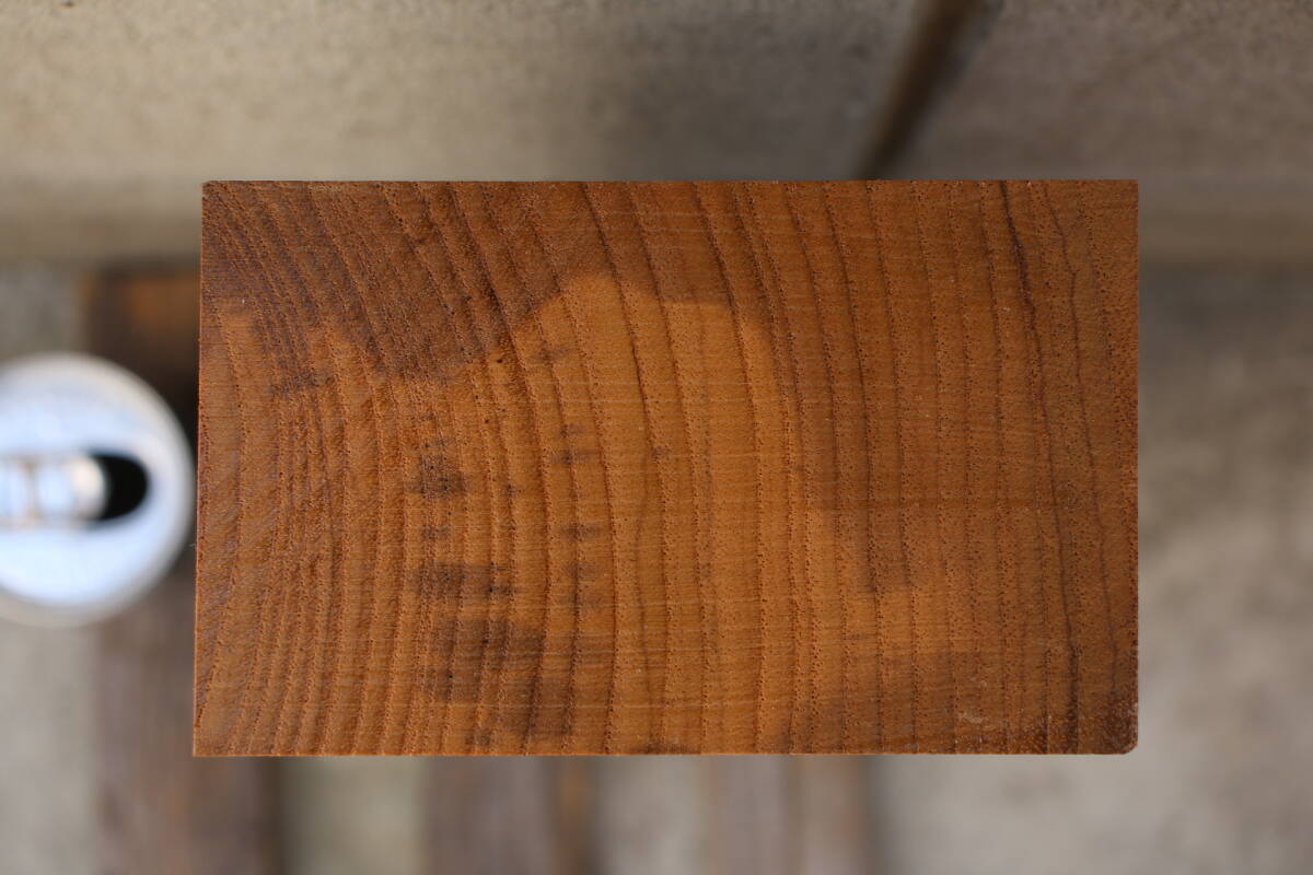 チーク 無垢材 高級材 棚板 世界三大銘木 長さ37.2cm 幅9.8cm 厚み6.0cmの画像10
