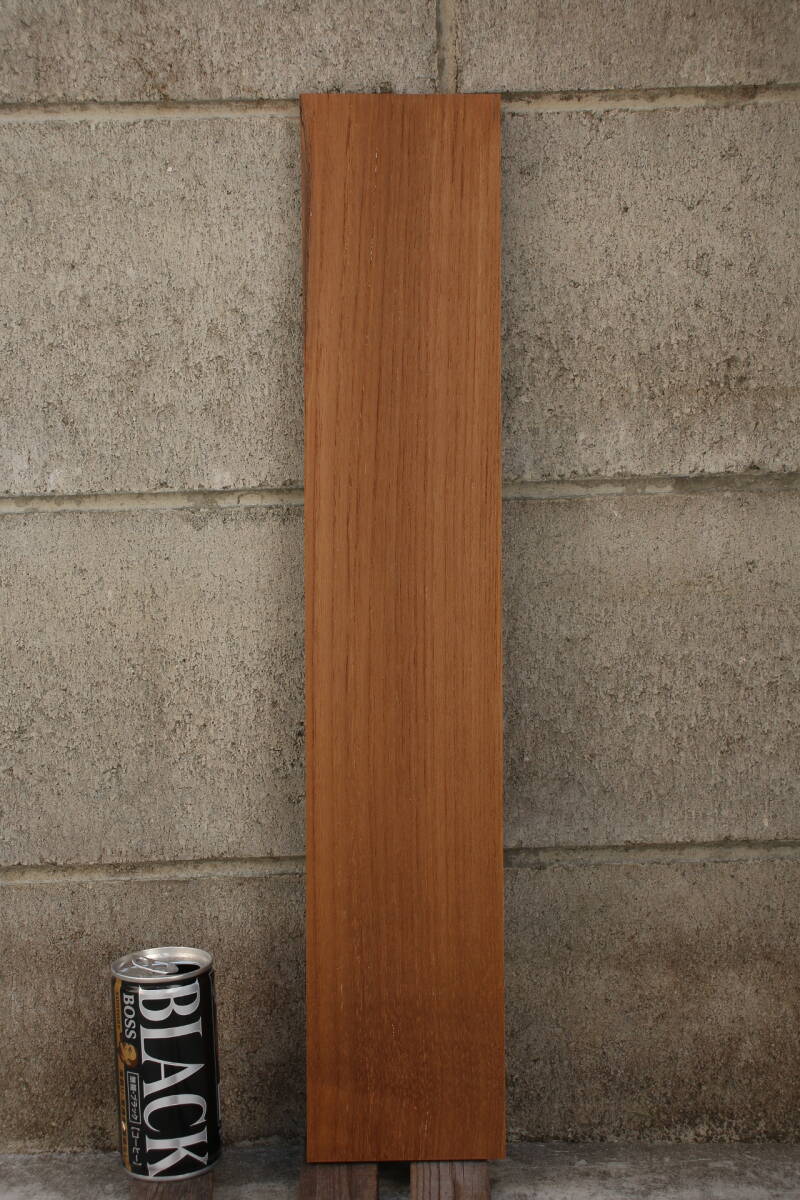 チーク 無垢材 高級材 棚板 世界三大銘木 長さ54.3cm 幅10.1cm 厚み1.8cmの画像2