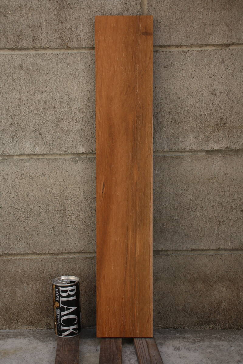チーク 無垢材 高級材 棚板 世界三大銘木 長さ59.8cm 幅10.6cm 厚み2.4cmの画像3