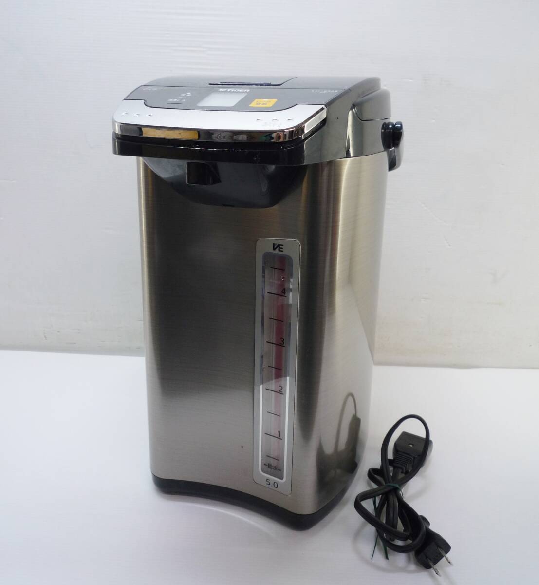 N7446b タイガー 蒸気レスVE電気まほうびん PIE-A500 とく子さん 5L ポット