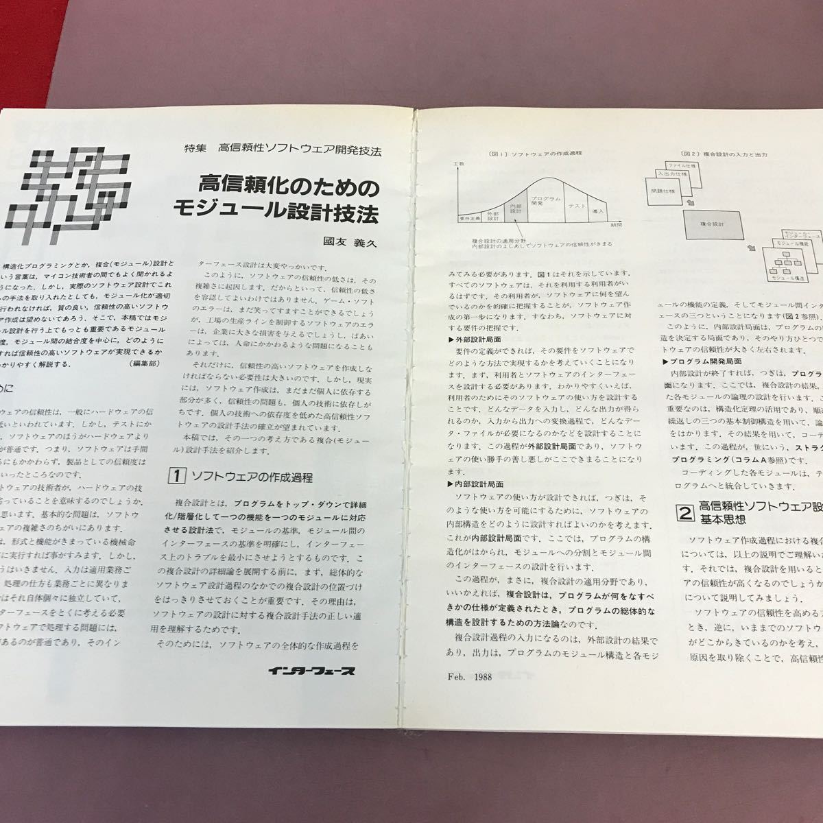 E65-017 インターフェース 1988年2月号 特集 高信頼性ソフトウェア開発技法 MS-DOSから80286プロテクト・モード_画像3