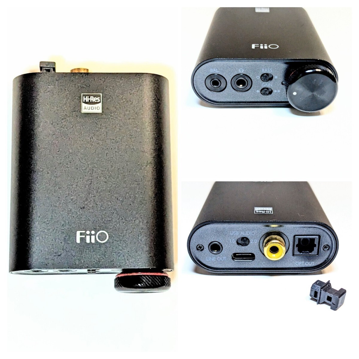  output not yet verification *FiiO K3 USB deco -da headphone amplifier DAC * conversion adapter | extra cable attaching 