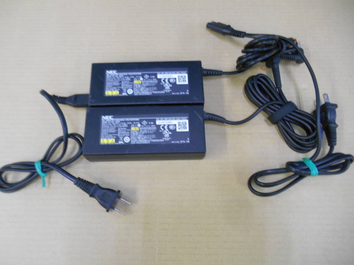 NEC ACアダプタ 2個セット ADP92 (PC-VP-WP129) 19V=4.74A 外径5.5 内径2.6 (44_画像1