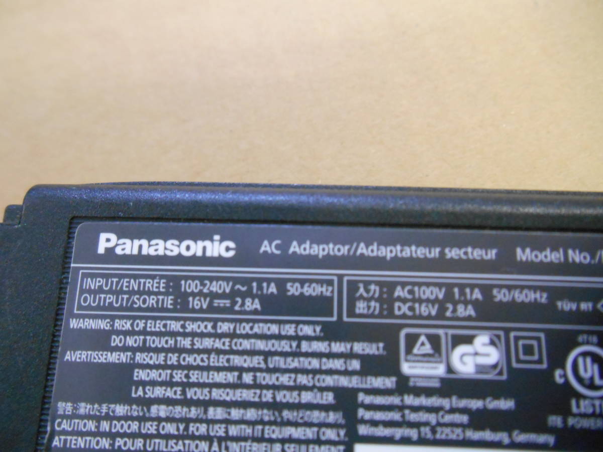 Panasonic ACアダプタ CF-AA62J2C M4 16V 2.8A 外径5.5 内径2.6 の画像3