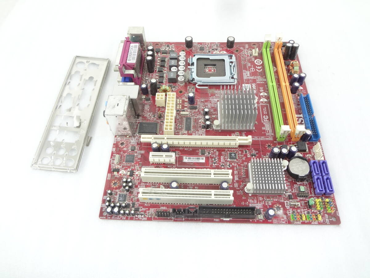 1円～ ★MSI マザーボード MS-7267 VER:4.2 945GCM5 V2 IOパネル付属 LGA775★ 動作品 の画像1