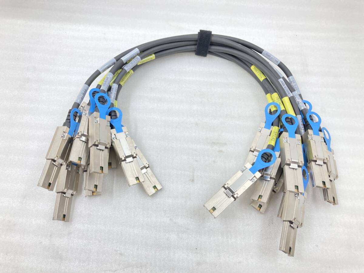 ★Direct Attach Copper Cable　55CM　140310TDB　5521803-228等　9個セット★ 動作品 _画像1