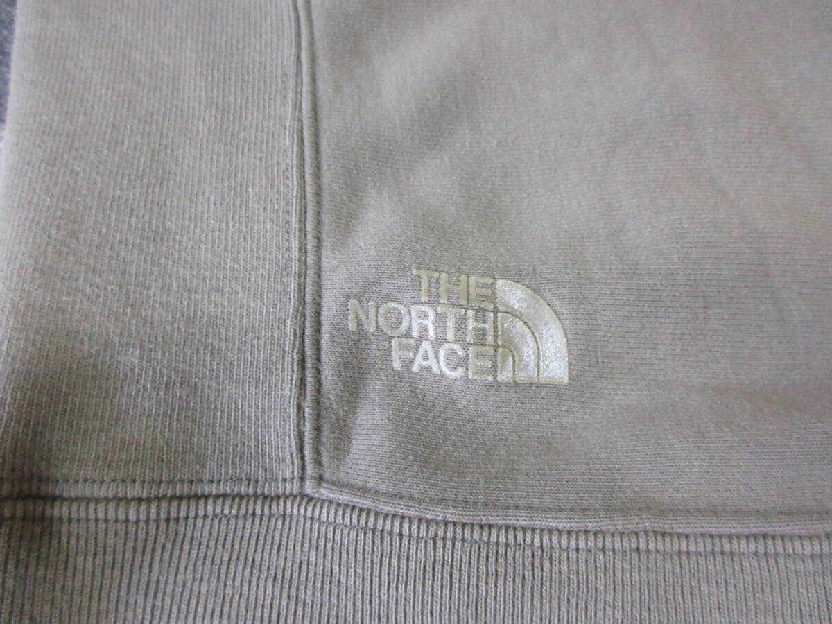 THE NORTH FACE A5シリーズ リバースウィーブ スウェット L カーキ系 前Vガゼット 日本製 ノースフェイス ヴィンテージ アウトドア_画像6