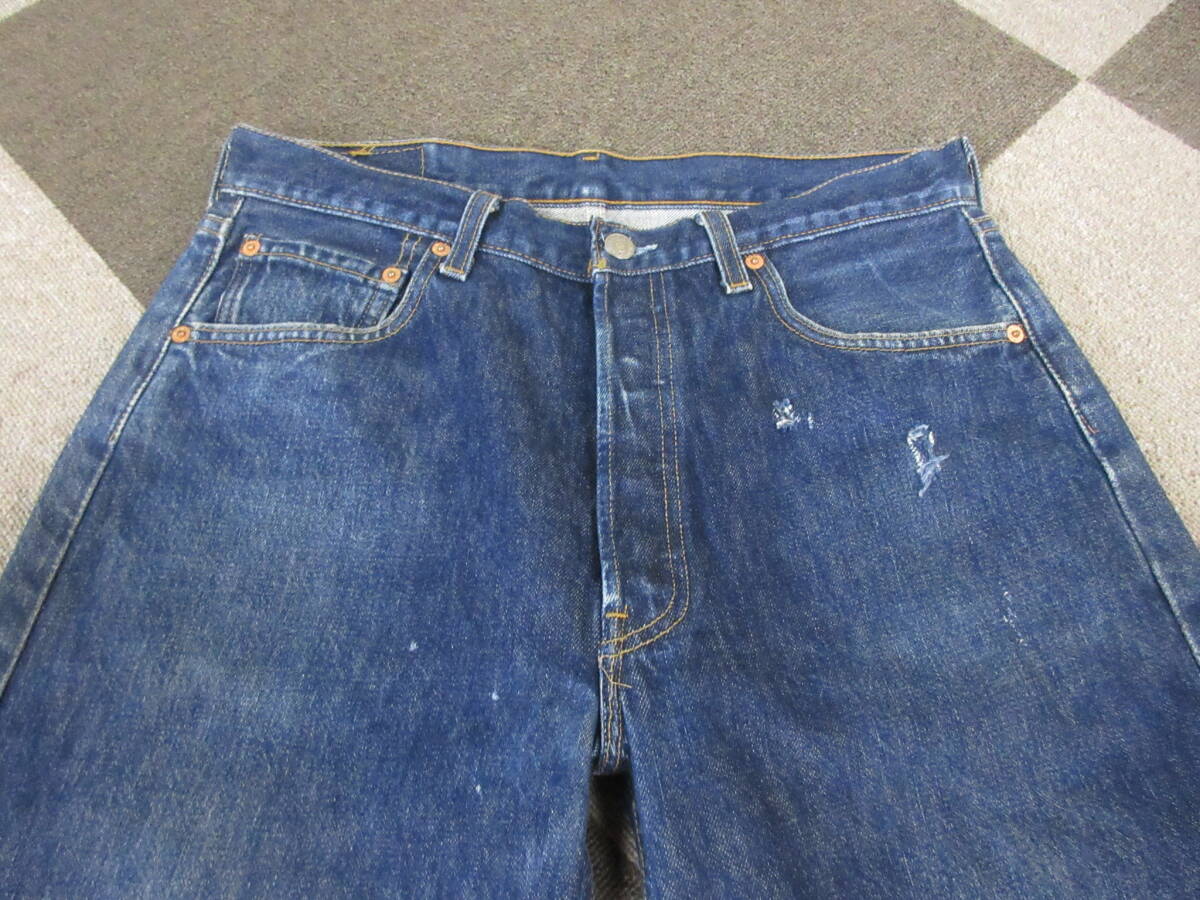 00年 Levis501 USA製 34インチ 553 米国製 ヴィンテージ オールド リーバイス デニムパンツ ジーンズ ジーパン 501_画像3