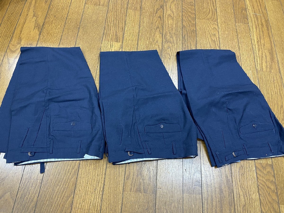 ◇K747/国鉄 乗務員 制服 下衣 3点セット　昭和44年度細1号形 昭和45年度並1号形 昭和43年度細1号形/鉄道グッズ/1円～_画像2