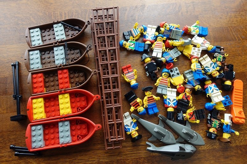EO084/LEGO レゴ パーツ まとめ/6270/6260/6285/6273/6279/6285/海賊 海 島 船 など/の画像7