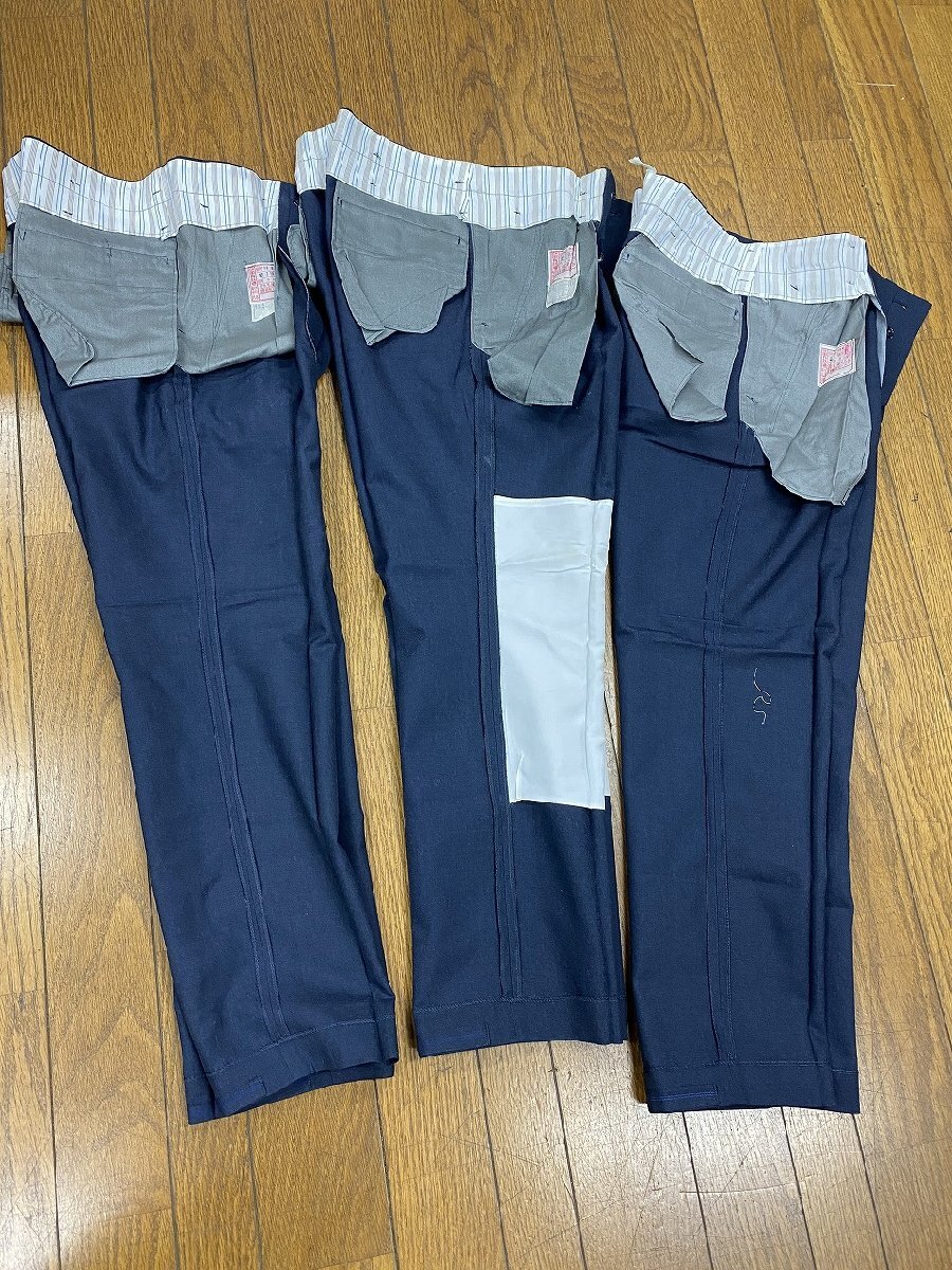 ◇K747/国鉄 乗務員 制服 下衣 3点セット　昭和44年度細1号形 昭和45年度並1号形 昭和43年度細1号形/鉄道グッズ/1円～_画像6